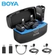 BOYA BOYAMIC Wireless Lavalier Microphone On-Board Video Recording Mic TX+TX+RX
