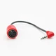 ZAWDIO Type B MIDI to 3.5mm TRS Right Angle Breakout Cable Adapter