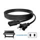 8FT 2 Prong AC Power Cord for Korg Concert DP-2000C DP-3000C Digital Piano