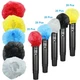 100 Pcs Disposable Microphone Hygiene Covers, Non-woven Handheld Mic Windscreen