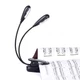 iGoober Rechargeable Music Stand Light, Clip on Reading 8 LED White 
