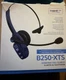 BlueParrott B250-XTS Wireless Bluetooth Headset Black Boom Mic USB-C Echo Cancel
