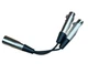 Hosa Y Cable XLR3M to Dual XLR3F (6 Inch)