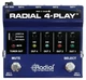 RADIAL ENGINEERING 4 PLAY Multi-Channel Live or Studio Instrument Direct Box