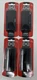 Hosa GMP-112 Adaptor, 1/4 in TRS to 3.5 mm TRS - Lot of 4