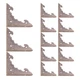 30 Pcs Metal Corner Protectors Book Decorative Guards Edge Covers