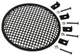 Peavey Black Powder Coat 10" Replacement Grill Kit - 10" w/ mounting hardware