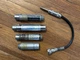 4 Vintage Shure, EV, Switchcraft, Line Matching Transformers XLR + 1/4" Adapter.
