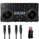 Pioneer DJ DDJ-REV5 Scratch-style 2-channel performance DJ controller+ Gold XLRs