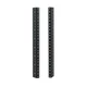 Gator Rackworks Heavy Duty Steel Rack Rail Set, 8U Rails, Black