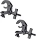 2x ProX T-C12H-BLK 2" Easy Self Lock Clamp with Big Knob | Black Finish