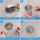 Disposable Shower Drain Hair Catcher Adhesive Mesh for Shower and Sink Cover
