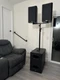 QSC K10.2 tops and QSC KS212C Subs 