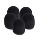 On-Stage ASWS58B5 Black Windscreen - 5-Pack
