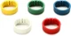 Shure WA616M ID Rings for ULX-D / QLX-D (5-pack)