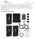 Movo WMX-2-DUO Wireless Lavalier Microphone Lapel Mic with Charging Black 