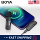 BOYA BY-V Series Wireless Lavalier Microphone for Interview Video Live Broadcast