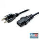 Pro X 10 Ft. NEMA 15P Edison to IEC Replacement Power Cord