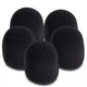 On-Stage Windscreen 5 Pack, Black