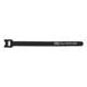 Hosa WTI-508 Black Hook and Loop Cable Organizer, 50 Pieces