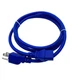 6' Blue Power Cord for BEHRINGER EUROPOWER PMP4000 PMP6000 MIXER