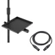 u-mount&reg; Mic Stand Utility Tray + 6ft Production Grade XLR Microphone Cable