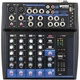 Gemini 8-Channel Bluetooth Audio Mixer with USB Playback, FX, EQ, and Phantom