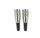 Alpha Products 09-0318-00-05, 5 Pin DIN Connector, Set of 2 - NOS, Free Ship
