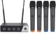 XTUGA S400 Wireless Microphone System, 4-Channel UHF Cordless Mic Set with Four