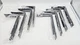 (Lot of 8) Shure QLXD Long Bracket Rack Mount ear for QLXD4 Receivers 53A22141
