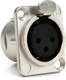 Neutrik NC3FD-L-1 3-pole Female XLR Panel-mount Connector (10-pack) Bundle