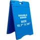 Jumbl A Frame Signboard 15x26 Outdoor Sandwich Board Blue Weather Resistant