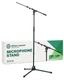 K&M K&ouml;nig & Meyer 21090.500.55 Tripod Microphone Stand - Adjustable Telescopi...