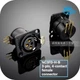 NC3FD-H-B XLR female socket Neutrik gold-plated three-core 90 degree angled foot