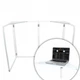 Pro X White Aluminum Corner Shelves for Facade System | Set of 2