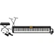 Casio CDP-S360 Compact Digital Piano w/Warm Audio WA-CAB Headphone Package Black
