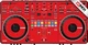 Pioneer DDJ-REV5 Skin - red