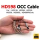 Occ HiFi Balanced Cable For Sennheiser HD518 558 569 578 579 599 598 560S 400Pro