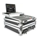 ATA DJ Road Case 10U Top Mount 19" w Slanted Mixer Case