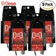 5-PACK Hosa HSX-003 3FT Rean 1/4" TRS to XLR M Pro Balanced Interconnect Cable