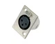 Genuine Neutrik NC3FP-1 3 Pin Female XLR Panel Connector (D3F Mount Pattern)