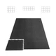 HAPBEAR 0.56'' Thick 12 Pcs 48 Sq Ft Exercise Equipment Mats - High-Density R...
