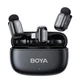 BOYA mini 2 Wireless Microphone for iPhone with 2TX+Lightning RX+1CC, Black 