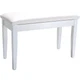 Roland RPB-D100-US Piano Bench, Vinyl Seat, Music Compartment Satin White LN