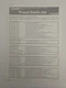 Roland VS8F-1 Effect Expansion Original Preset Patch List / Quick Lookup Sheet.