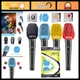 400 PCS Disposable Microphone Hygiene Covers - Non-Woven Handheld Mic Caps for K