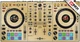 PIONEER DDJ-800 Skin Brushed Gold