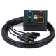 4 way Stage & Studio Wall Mountable Box. Neutrik XLR Multicore Snake Cable