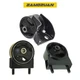 Front & Rear Engine Motor Mount Set 3PCS. 2001-2002 for Kia Rio 1.5L