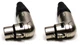 (2) Two Genuine NEUTRIK NC4FRX 4 Pole Right Angle Female Cable Connector Nickel